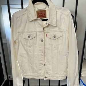 Levi’s White Denim Jacket